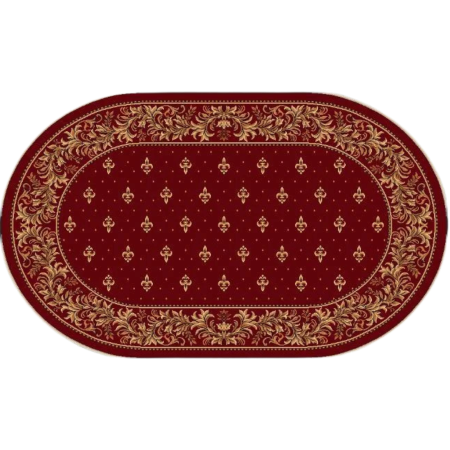 Covoare bisericesti - Covor Model Bisericesc Lotos 15066-210, Grena, Rosu, Inaltime Fir 9 mm, Antialergic, Polipropilena, Manastire, Biserica, Altar, Naos, Pronaos, Capela, Chilie, Hol, Birou