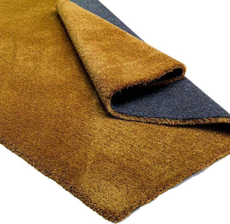 Covor Premium Belgian Model 71301-800, Galben, Inaltime Fir 20 mm, Antialergic, Polipropilena, Living, Dormitor, Sufragerie, Birou [6]