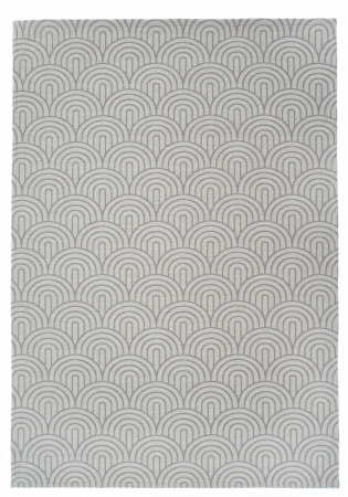 Covoare premium - Covor Premium Model DYWAN ARCO GRAY, Gri, Tesatura Plata, Poliester, Bumbac, Antiderapant, Antialergic, Living, Dormitor, Sufragerie, Birou