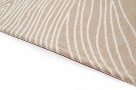 Covor Premium Model DYWAN ETNA BEIGE, Bej, Tesatura Plata, Poliester, Bumbac, Antiderapant, Antialergic, Living, Dormitor, Sufragerie, Birou [4]