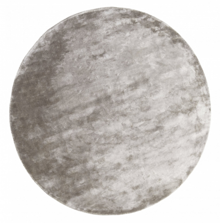 Alege după - Covor Rotund Premium, Handmade, India, Model DYWAN ARACELIS PALOMA, Gri, Viscoza, Lucrat Manual, Living, Dormitor, Sufragerie, Birou
