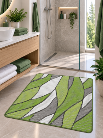 Baie - Covoras Antiderapant pentru Baie si Piscina, 65 × 80 cm, Absorbant, tip Burete, PVC