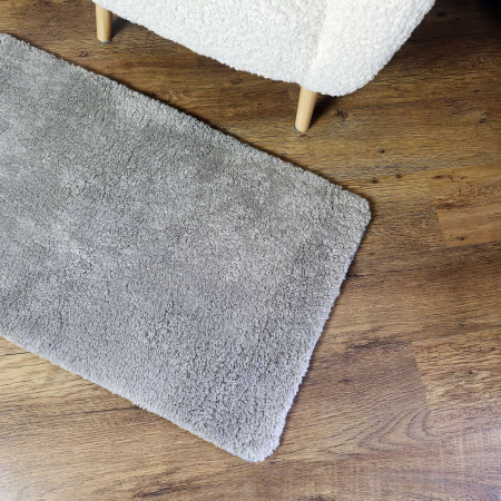 Covoraș Universal Antiderapant Comfort, Gri Deschis, Poliester, Lungime Fir 20 mm, Grosime Totală 22 mm [3]