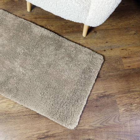 Covoraș Universal Antiderapant Comfort, Bej, Poliester, Lungime Fir 20 mm, Grosime Totală 22 mm [3]