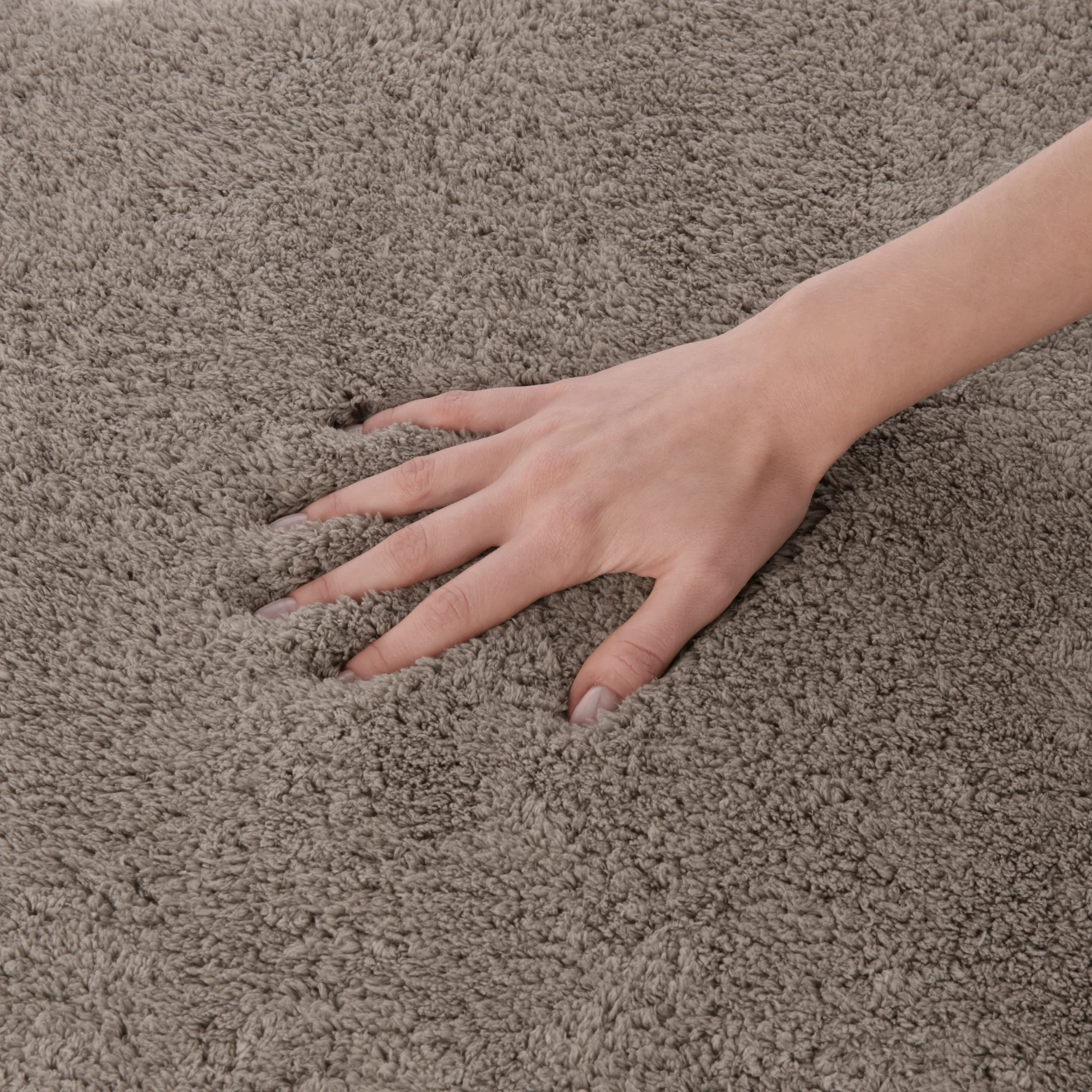 Covoraș Universal Antiderapant Comfort, Bej, Poliester, Lungime Fir 20 mm, Grosime Totală 22 mm [4]
