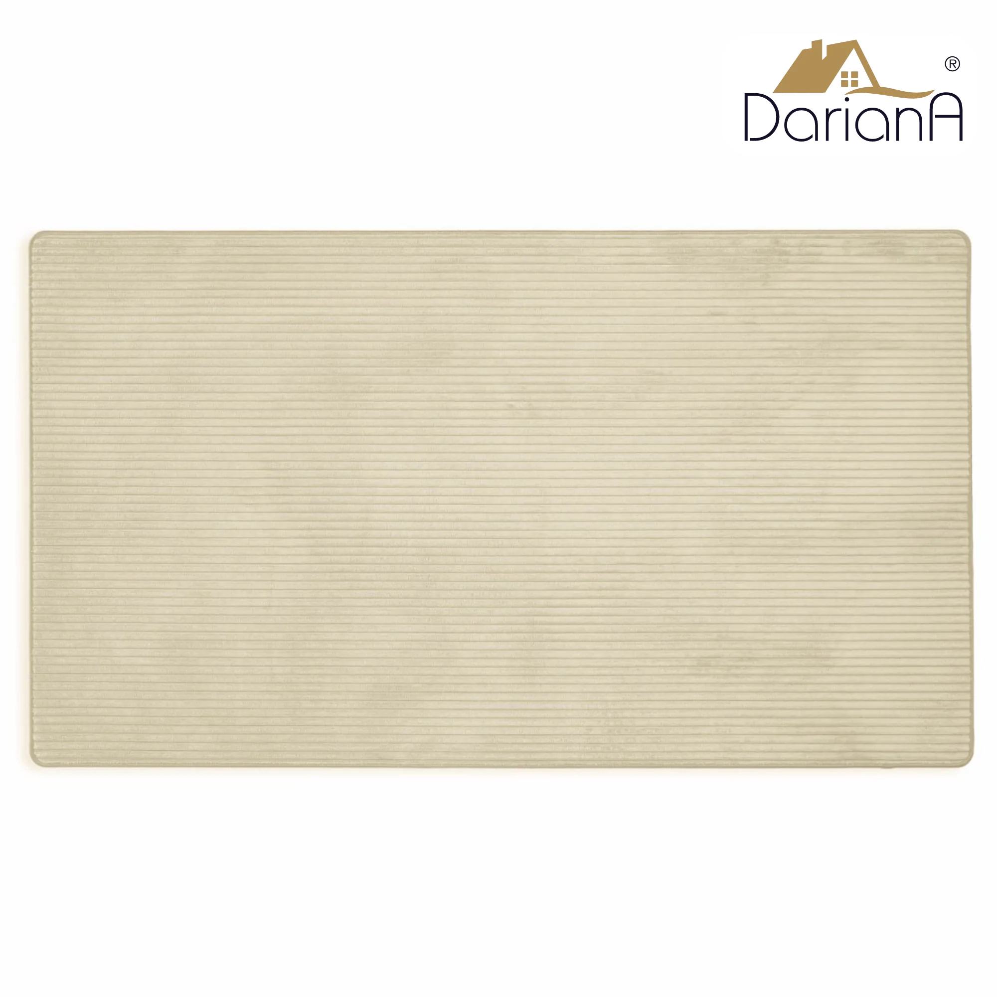 Covoras Antiderapant Universal FIBRA 60 X 90cm, Poliester, Ivory [1]