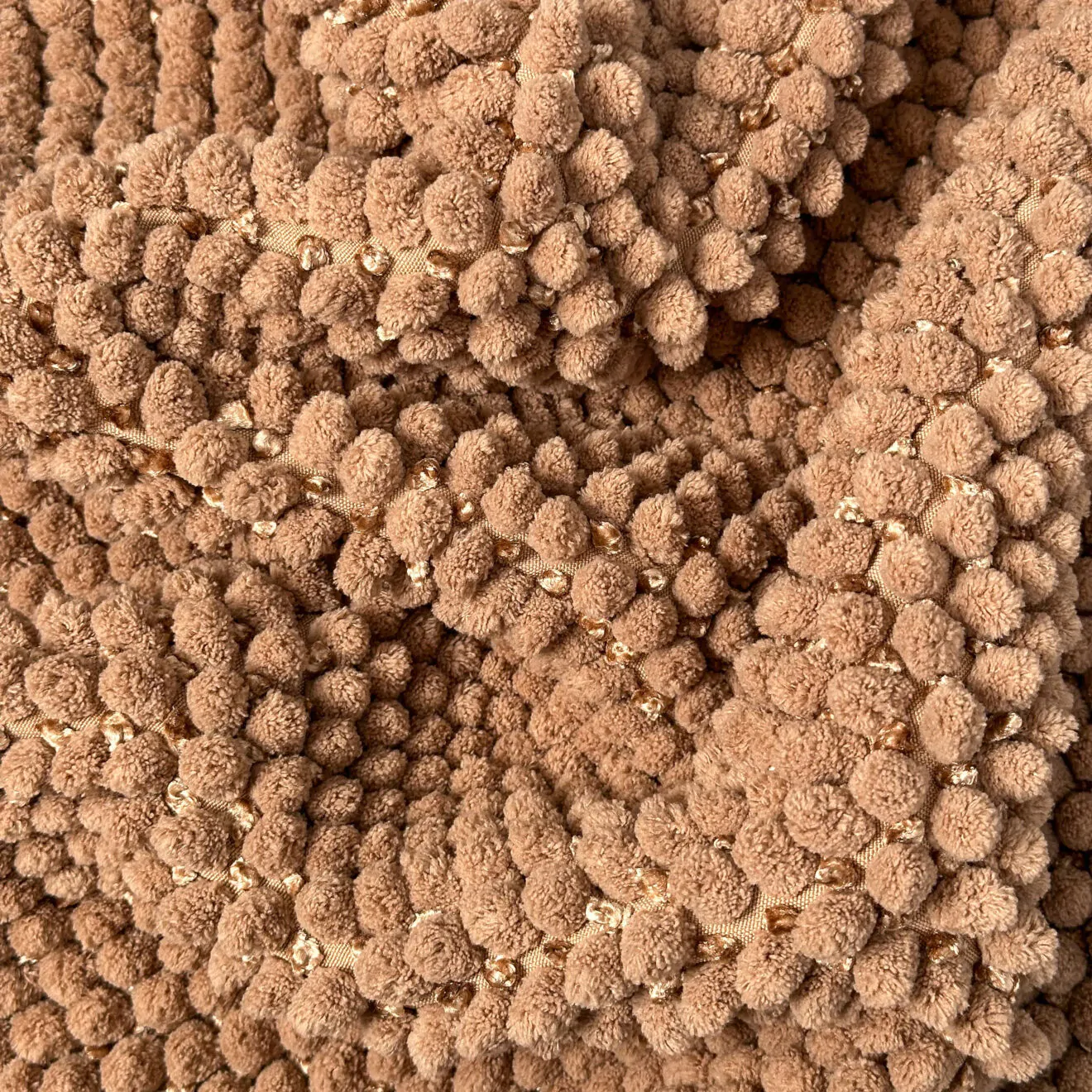 Covoraș de Baie Antiderapant Ananas, Cacao, Microfibră de Poliester, Grosime Totală 15 mm [2]