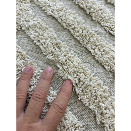 Covoras Baie Softa Stripe, Marime 45 X 75 cm, Ivory, Bumbac [5]