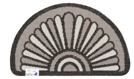 Covorase intrare - Covoras Intrare Tip Iuta, Model Flex 19163-80, Maro, Antiderapant, Antialergic, Polipropilena