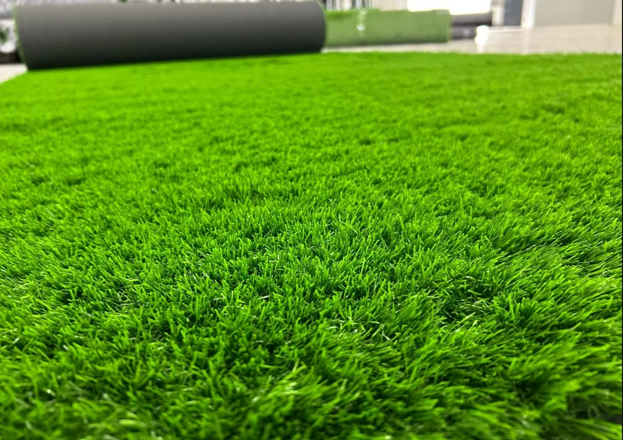 Gazon artificial - Gazon artificial Harper 4020 40mm fir dublu 3 nuante verde fire carliontate rezistent UV