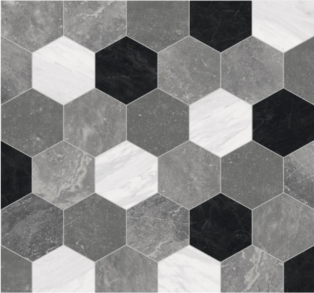 Linoleum - Linoleum Rezidential Antiderapant Clasa 21, Belgia, Model Pembroke 909M, Suport Spuma, Grosime 2.3 mm, Imitatie Parchet, Gri, Negru, PVC