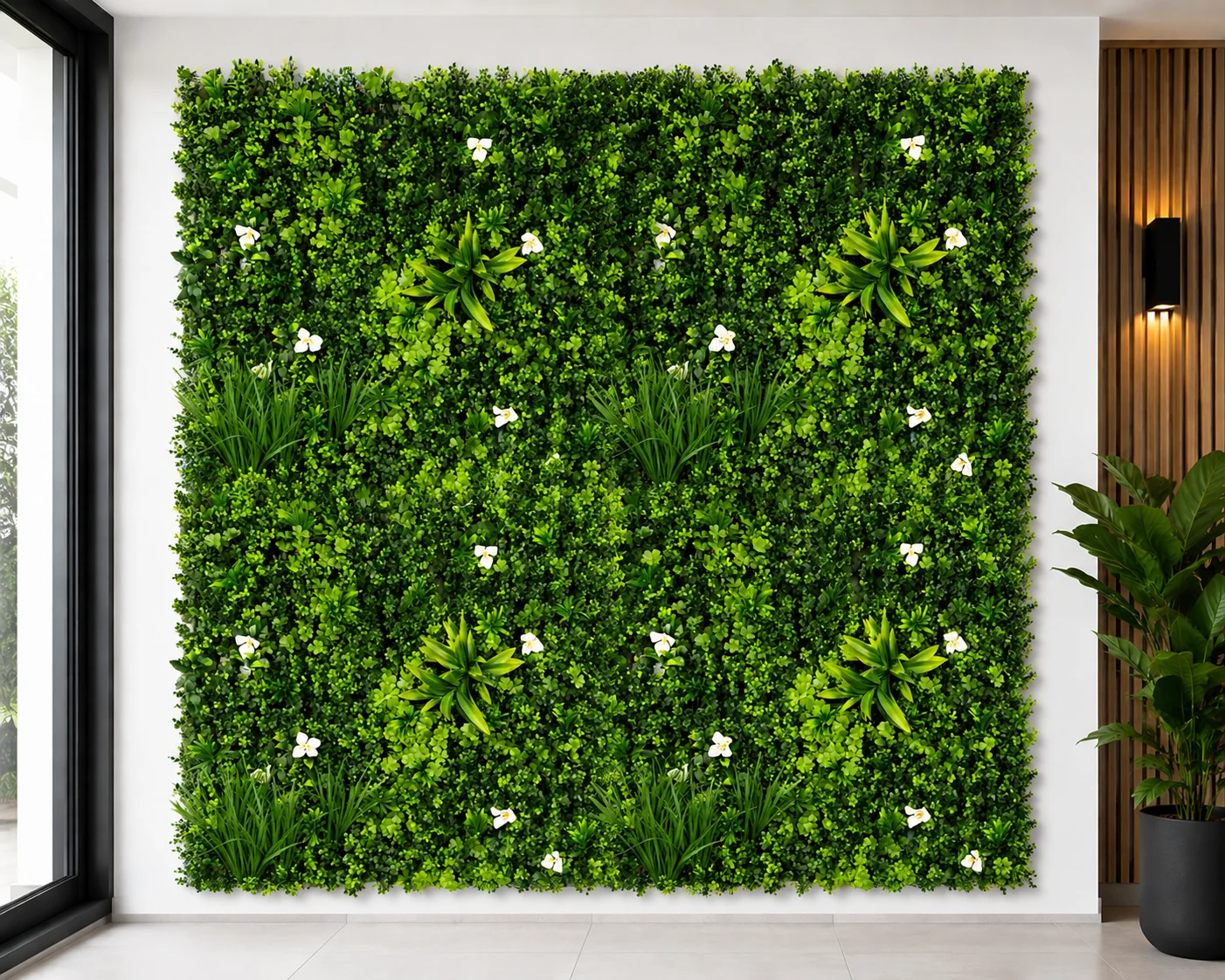 PANOU DECORATIV PLANTE ARTIFICIALE 100 X 100 cm Model BELLIN B018 [1]