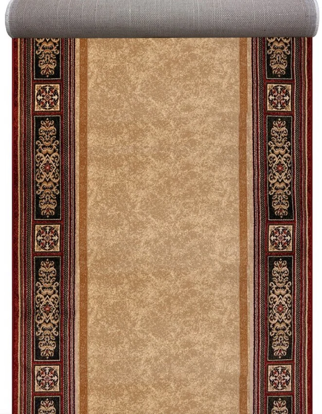 Traverse dormitor - Traversa Lotos 518-120 crem clasic oriental bej grena rosu