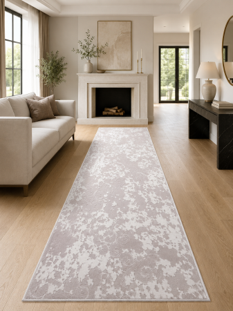 Traverse moderne - Traversa Model ITEA 42006-102, Crem Bej, Inaltime Fir 10 mm, Abstract Modern, Polipropilena Frieze