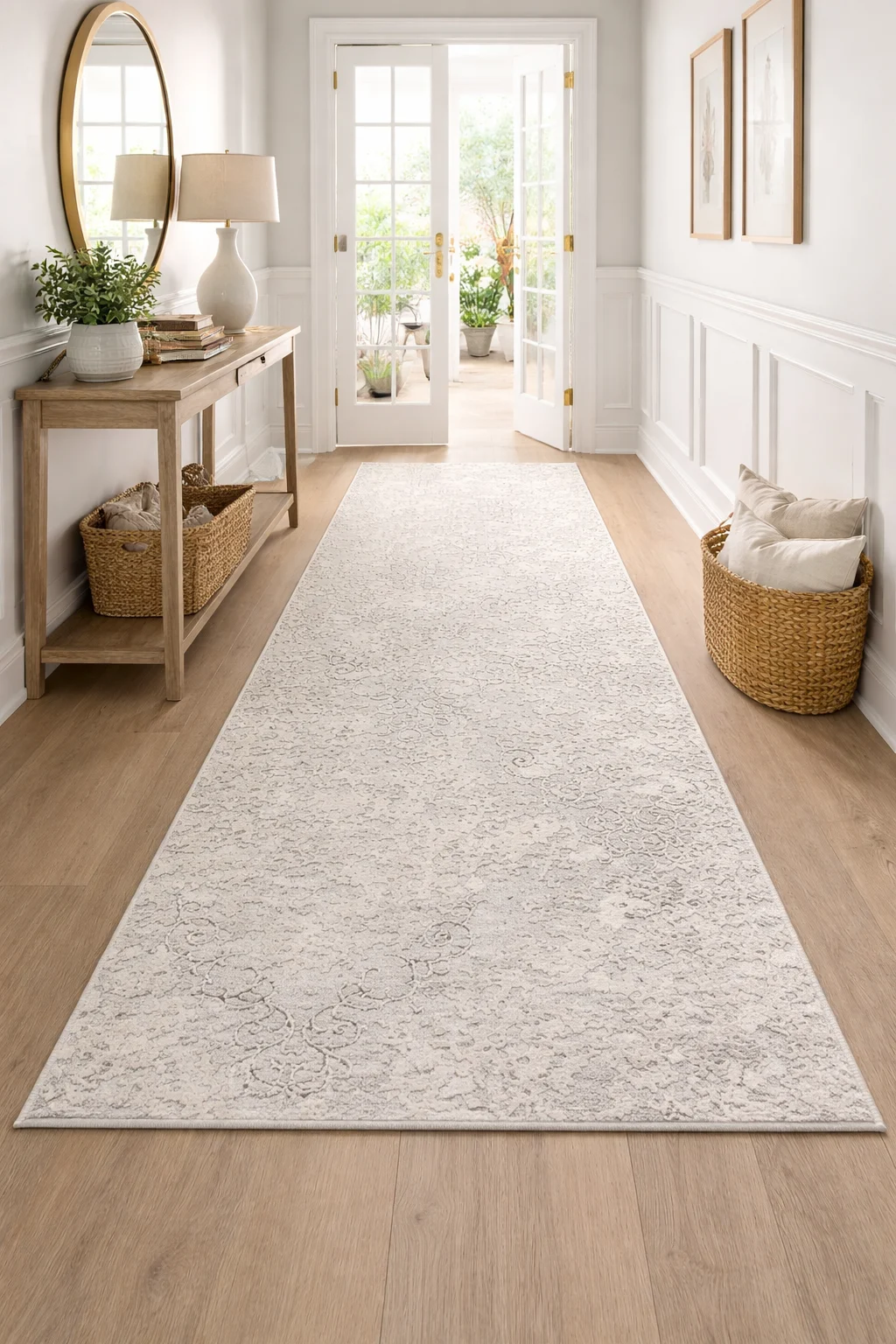 Traverse - Traversa Model ITEA 42006-102, Crem Bej, Inaltime Fir 10 mm, Abstract Modern, Polipropilena Frieze