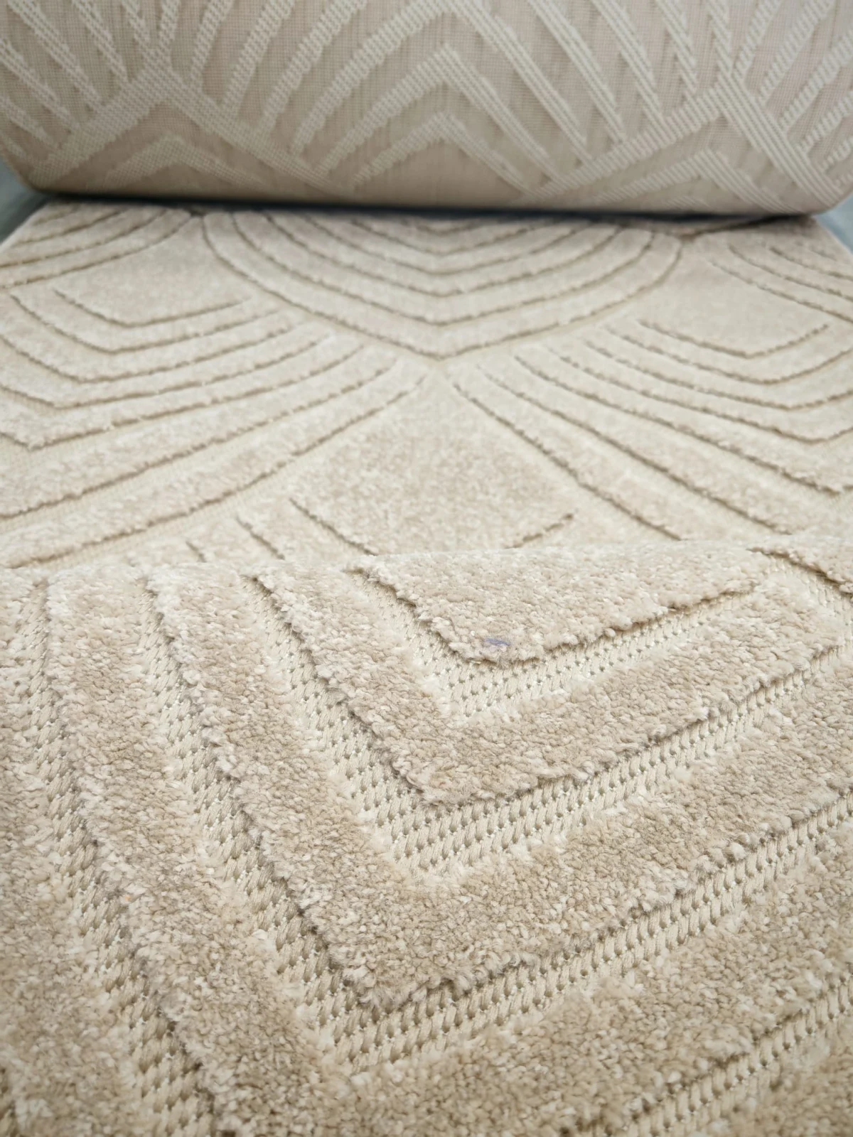 Traversa Model Oksi 38009-202,Bej, Inaltime Fir 6.5 mm, Antialergic, Polipropilena, Living, Dormitor, Sufragerie, Birou [3]