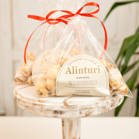 Patiserie - Cornulețe Rahat/Gem