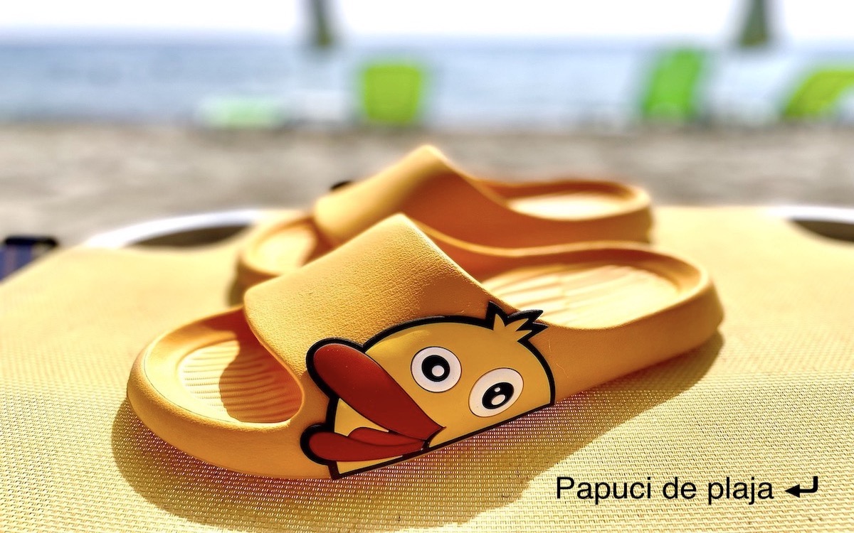 Banner papuci plaja