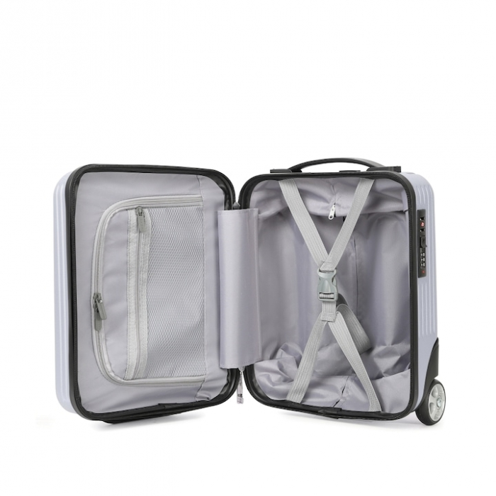 Bagaj de cabină CabinFly Cruisair 40x30x20 cm – 24L ABS Gri [5]