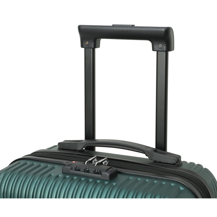 Bagaj de cabină CabinFly Cruisair 55x35x22/25 cm ABS verde – troller 48L pentru Air France, KLM și TAROM [4]
