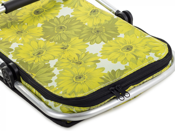 Cos de picnic termic, Tecos, pliabil, pentru cumparaturi sau depozitare la rece, dimensiuni 44x23x22cm, verde, ideal pentru iesiri in natura sau pastrarea alimentelor la temperatura optima [6]