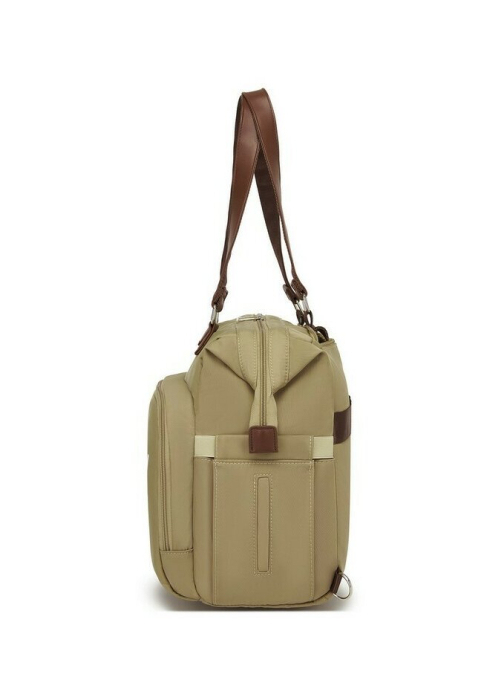 Geantă de voiaj tip rucsac Mommy Bag Cracos – Model Multifuncțional, 40x38x18 cm, Maro [3]