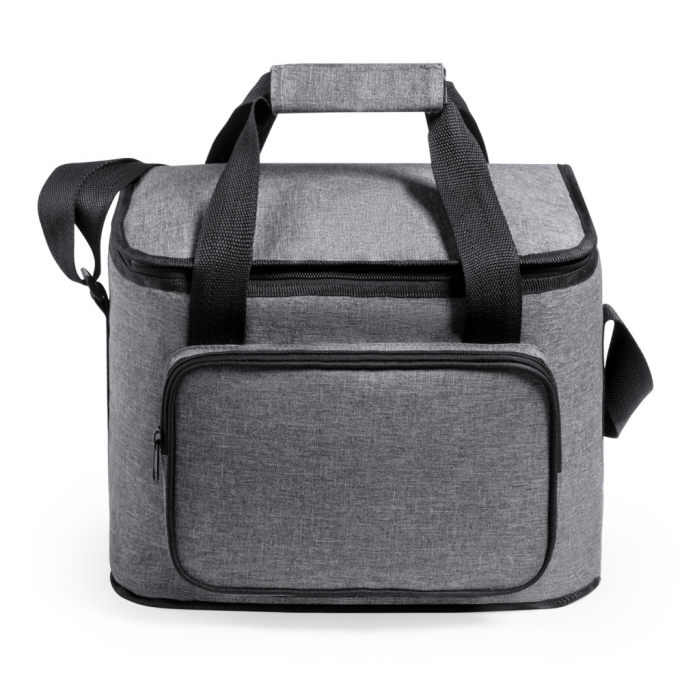 Geanta termoizolanta pentru picnic sau camping, Tecos, 15L, dimensiuni 30 x 22 x 21 cm, gri [2]