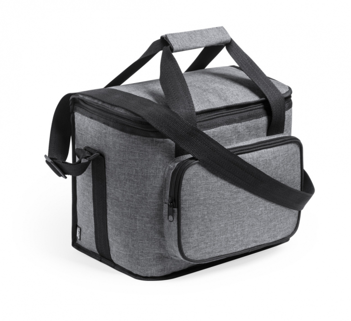 Geanta termoizolanta pentru picnic sau camping, Tecos, 15L, dimensiuni 30 x 22 x 21 cm, gri [8]