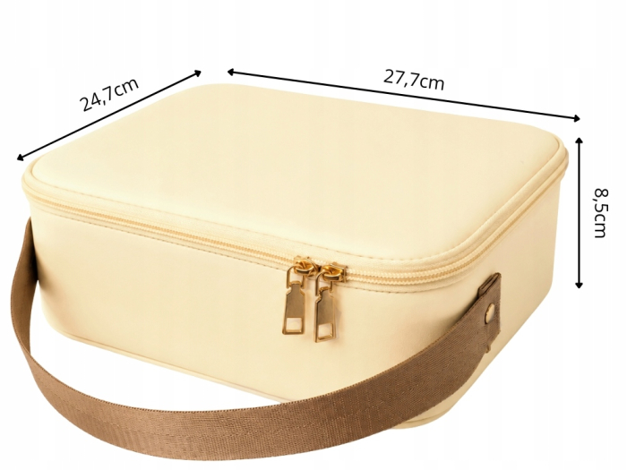 Geantă cosmetice Tecos 26x23x11 cm cu oglindă LED [3]