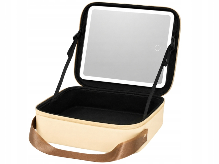 Geantă cosmetice Tecos 26x23x11 cm cu oglindă LED [10]