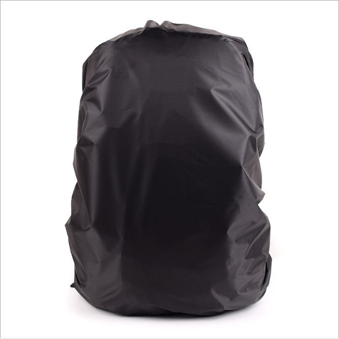 Husa impermeabilă pentru rucsac de drumeție, ghiozdan de școală sau echipament de camping, Tecos, 35 L, foarte ușoară, neagră [2]