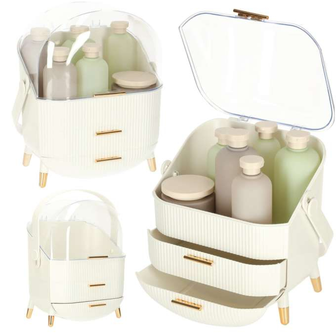 organizator-portabil-cosmetice-bijuterii-Tecos-2-sertare-vitrina-alb [1]