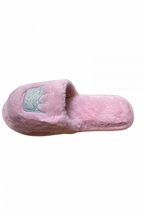 Papuci casa dama, roz, marime 40-41, 27 centimetri [2]