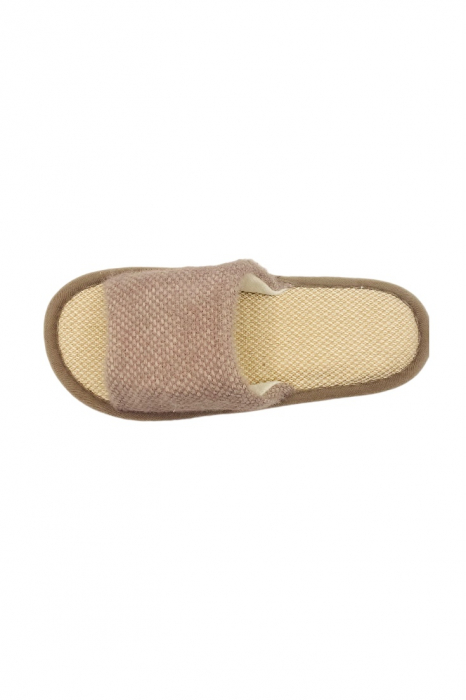 Papuci de casa decupati pentru barbati, TECOS, marime 40-41, talpa foarte comoda, 27 centimetri [7]