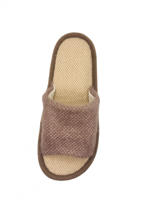 Papuci de casa decupati pentru barbati, TECOS, marime 40-41, talpa foarte comoda, 27 centimetri [4]