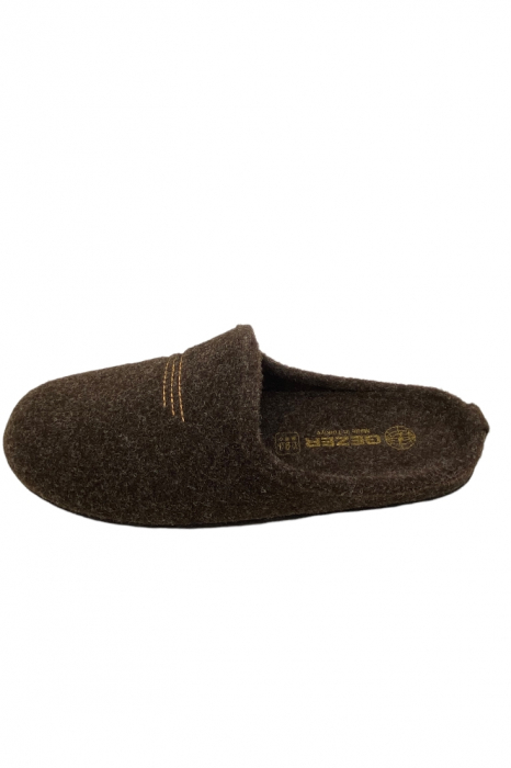 Papuci de casa pentru bărbați, maro, mărime 40, branț detașabil și călcâi [2]
