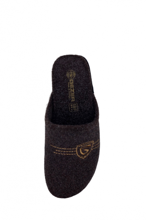 Papuci de casa pentru bărbați, maro, mărime 40, branț detașabil, 26 centimetri [4]