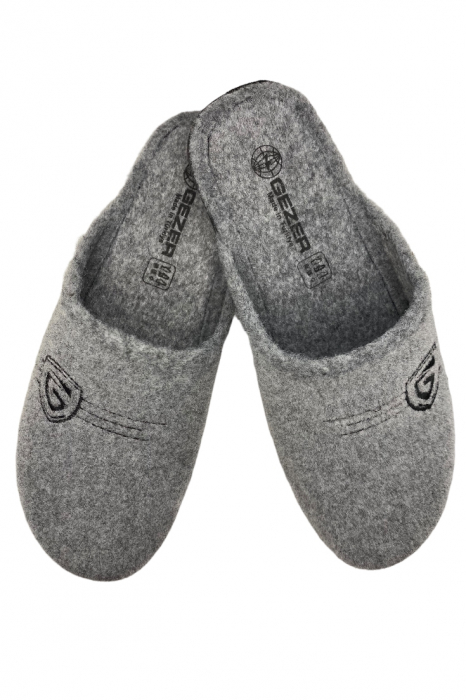Papuci de casa pentru bărbați, gri, mărime 40, branț detașabil, 26 centimetri [5]