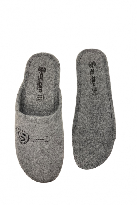 Papuci de casa pentru bărbați, gri, mărime 40, branț detașabil, 26 centimetri [3]