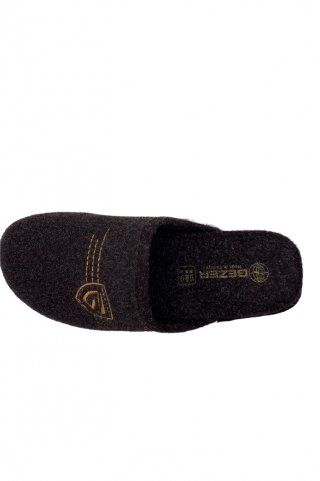 Papuci de casa pentru bărbați, maro, mărime 40, branț detașabil, 26 centimetri [6]