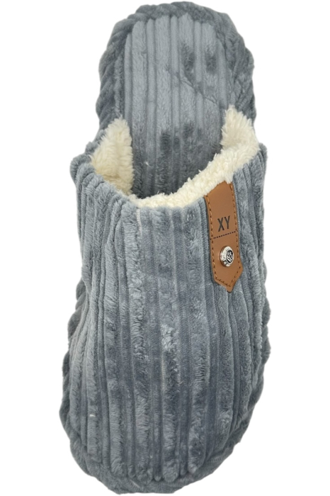 Papuci de casă pentru bărbați Tecos Gri – Îmblăniți și comozi [5]