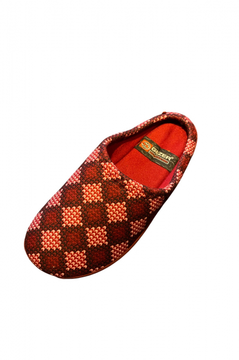 Papuci de casa pentru dama, rosii, marime 38 [4]