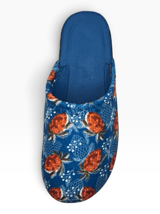 papuci-dama-tecos-albastru-floral-comozi-caldurosi-37-41 [4]