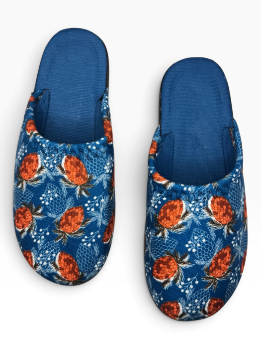 papuci-dama-tecos-albastru-floral-comozi-caldurosi-37-41 [5]