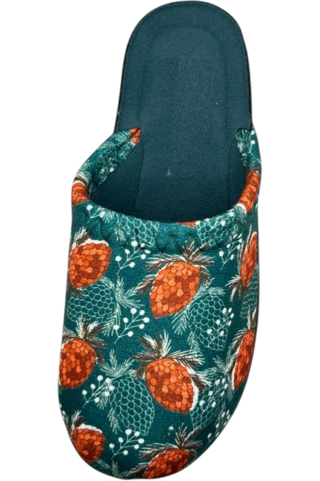 papuci-dama-tecos-verde-floral-comozi-caldurosi-37-40 [5]