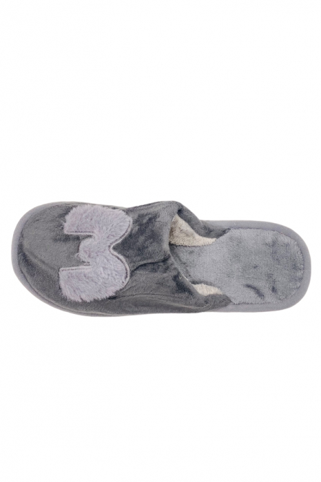 Papuci de casa pentru pentru bărbați, gri, mărime 40-41, imprimeu M, 27 centimetri [3]