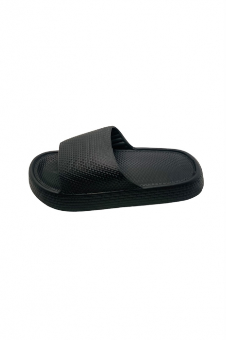 Papuci de dama, Tecos®, marime 36-37, negru, foarte usori, talpa anti-alunecare si aspect texturat, 24 centimetri [5]