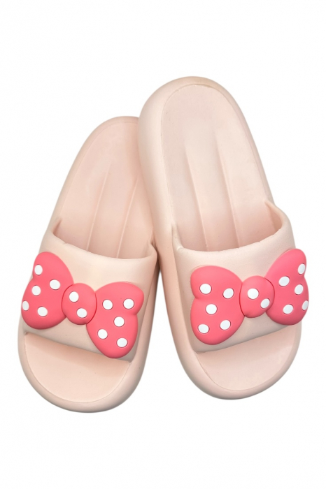 Papuci de dama, Tecos®, marime 36-37, roz cu imprimeu 3D funda, foarte usori, talpa anti-alunecare, 23.5 centimetri [1]