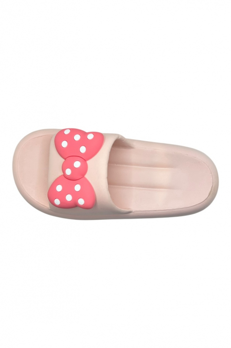 Papuci de dama, Tecos®, marime 36-37, roz cu imprimeu 3D funda, foarte usori, talpa anti-alunecare, 23.5 centimetri [4]