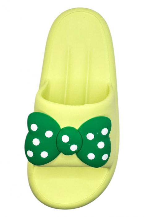 Papuci de dama, Tecos®, marime 36-37, verde cu imprimeu 3D funda, foarte usori, talpa anti-alunecare, 23.5 centimetri [3]